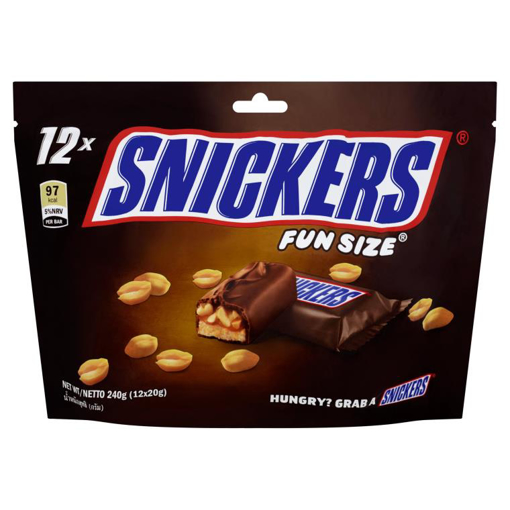 Picture of Snickers Chocolate Fun Size Pack of 12