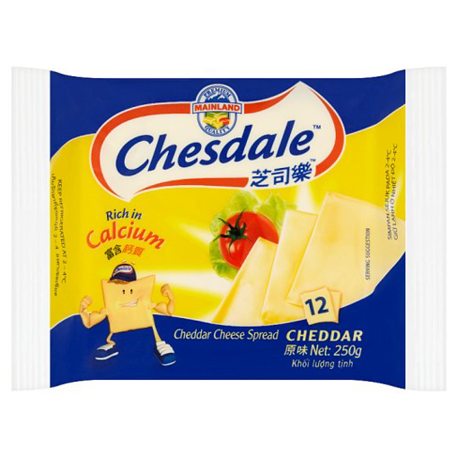 Picture of Mainland Chesdale Cheddar Cheese Spread 12 pcs 250g