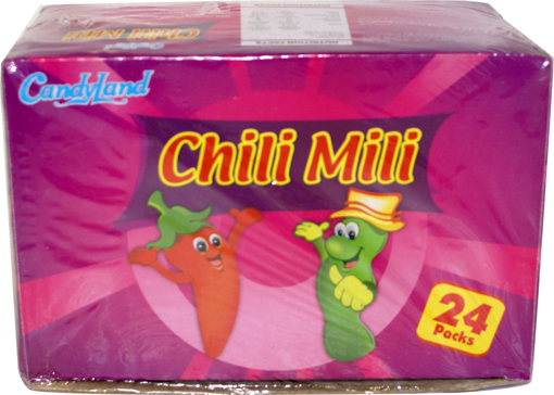 Picture of Candyland Chili Mili Hot Gummy Jelly Box of 24 bags