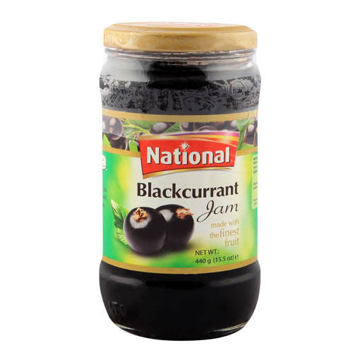 Picture of National Blackcurrant Jam Finest Quality 440 Grams