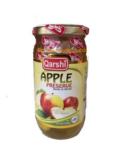 Picture of Qarshi Apple Preserve Apple in Syrup 430 Grams