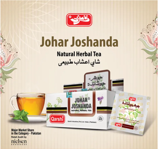 Picture of Qarshi Johar Joshanda Natural Herbs Tea 30 Sachets (5 Grams each)