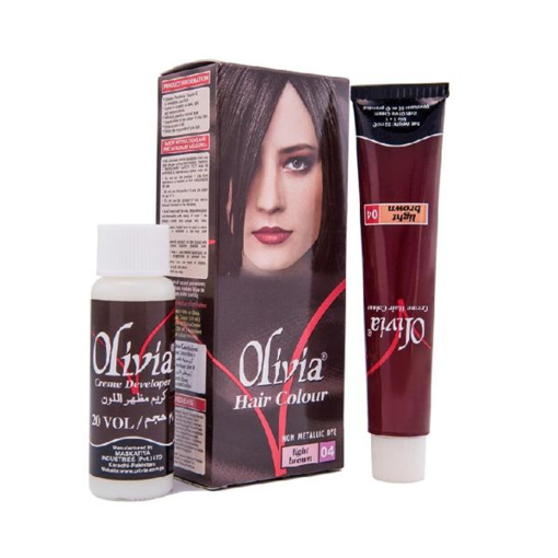 Picture of Olivia Hair Color -Non Metallic Dye – 04 light brown